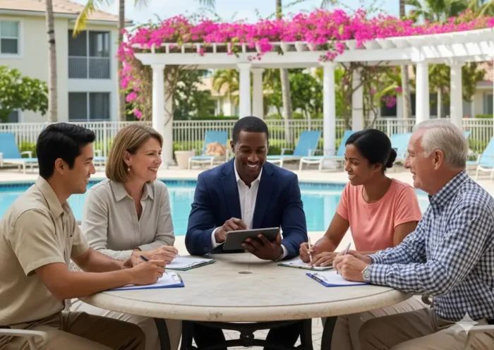 Kid Breukelen Realty Group CAM meeting with Community Association Management Team of Condo
